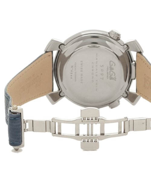 GaGa MILANO(ガガミラノ)/ガガミラノ 腕時計 メンズ GAGA MILANO 5097.02BJ－N ホワイト シルバー ブルー/img02