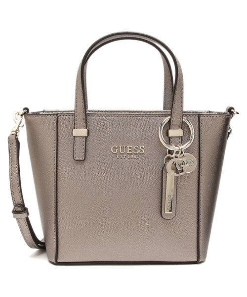 セール 10 Off ゲス トートバッグ ショルダーバッグ レディース Guess Jp Pew シルバー ゲス Guess Magaseek