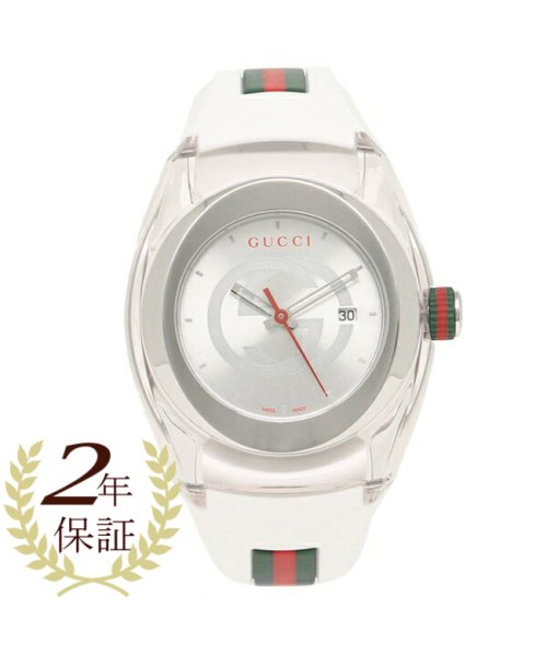 GUCCI(グッチ)/グッチ 腕時計 レディース メンズ GUCCI YA137302 ホワイト/img01