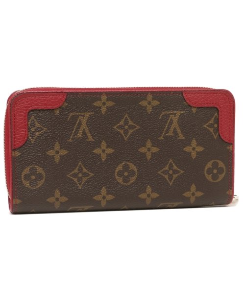 ルイヴィトン 長財布 メンズ レディース Louis Vuitton M ブラウン レッド ルイ ヴィトン Louis Vuitton Magaseek