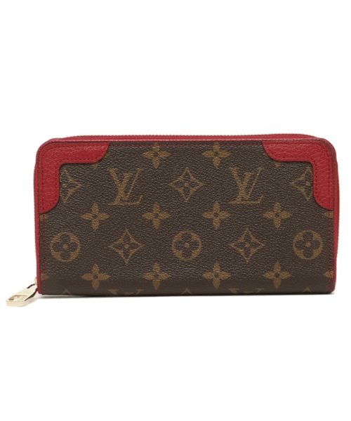 ルイヴィトン 長財布 メンズ レディース Louis Vuitton M ブラウン レッド ルイ ヴィトン Louis Vuitton Magaseek