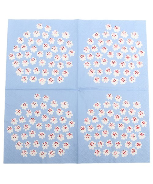セール マリメッコ ナプキン Marimekko プケッティ Puketti ナプキン ライトブルー マリメッコ Marimekko Magaseek