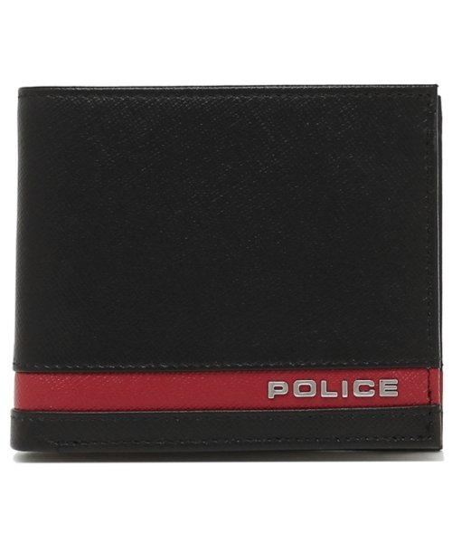 ポリス 折財布 メンズ Police Plc138 Bkred ブラック レッド ポリス Police Magaseek