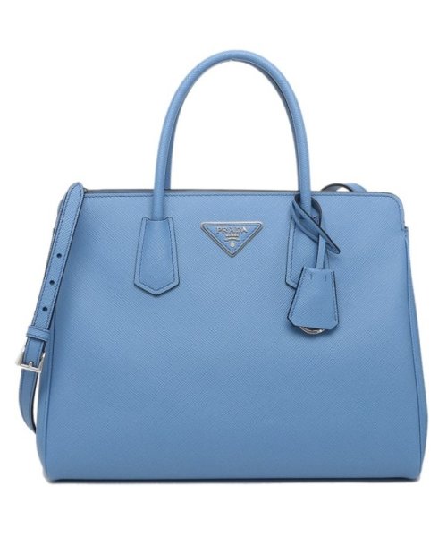 プラダ ハンドバッグ レディース Saffiano Cuir Prada 1ba308 2a4a F0p9s Ooo ブルー 対応 プラダ Prada Magaseek