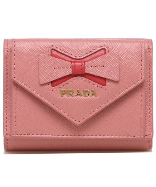プラダ 折財布 レディース Prada 1mh021 2b7s F0btz ピンク プラダ Prada Magaseek