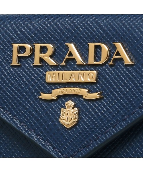 PRADA(プラダ)/プラダ 折財布 レディース PRADA 1MH021 QWA F0016 ブルー/img06
