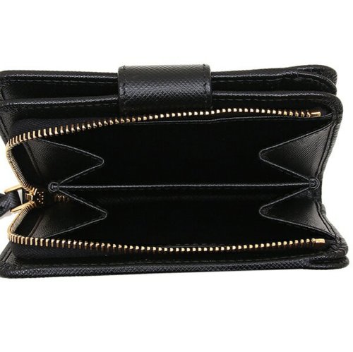 プラダ 折財布 レディース PRADA 1ML018 QWA F0002 ブラック プラダ レディース PRADA 1ML018 QWA F0002 折財布