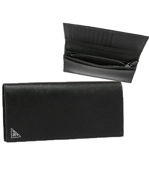 プラダ メンズ 長財布 PRADA 2MV836 QHH F0002 ブラック プラダ メンズ 長財布 2MV836 QHH F0002 PRADA