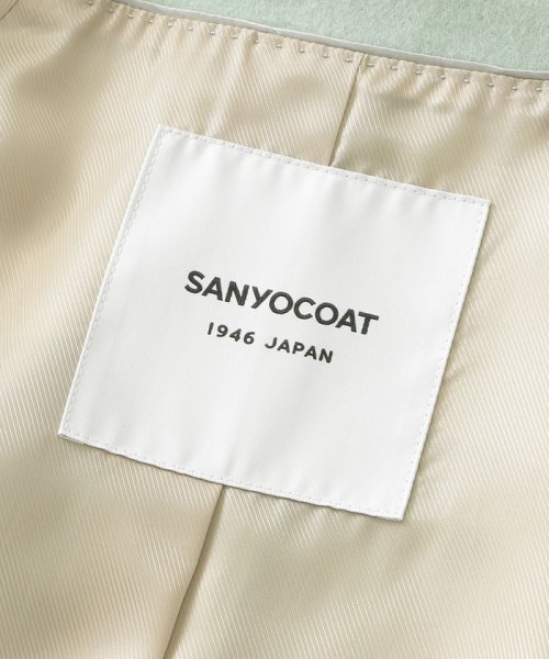 SANYO COAT(サンヨーコート)/＜Rain Wool＞カシミヤ混カラーレスコート/img15