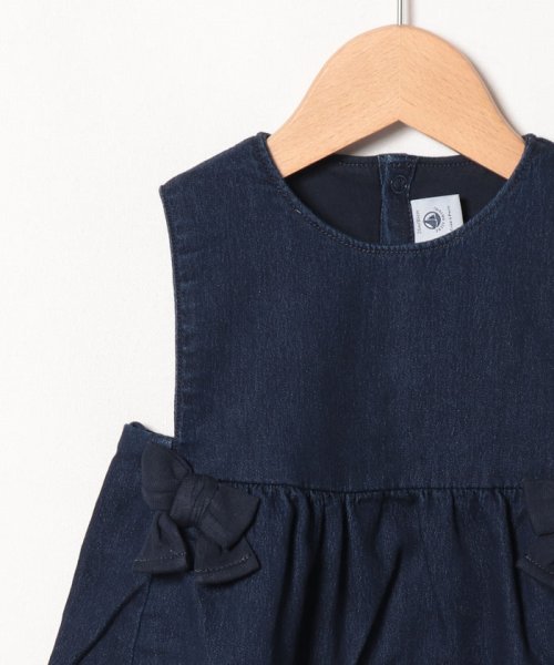 Bebe Enfant デニム風スウェットノースリーブワンピース プチバトー Petit Bateau Magaseek Bebe Enfant デニム風スウェットノースリーブワンピース プチバトー Petit Bateau Magaseek