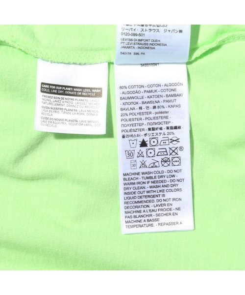 Levi's(リーバイス)/SKATE グラフィックTシャツ LSC PARADISE GREEN CORE BATWING BACK/img07