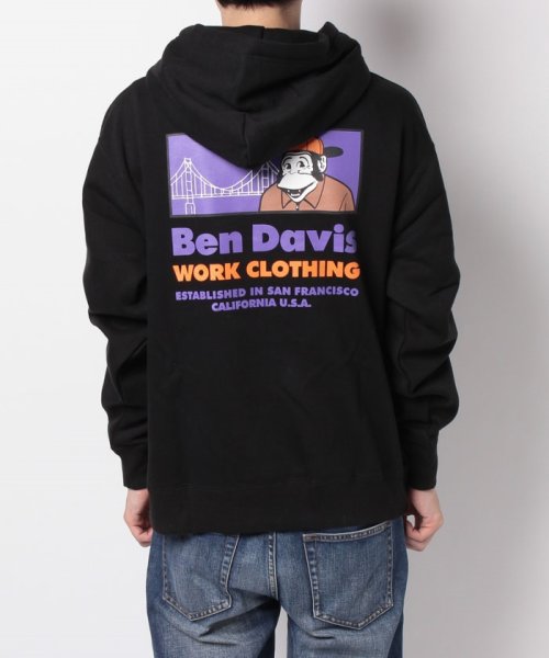 BEN DAVIS(BEN DAVIS)/【BEN DAVIS】 ベンデイビス  ワンポイント刺繍パーカー/img12