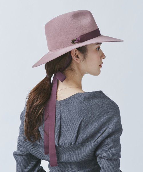 Chapeaud'O(Chapeaud’O)/Chapeau d' O Sling Ribbon Fedora/img13