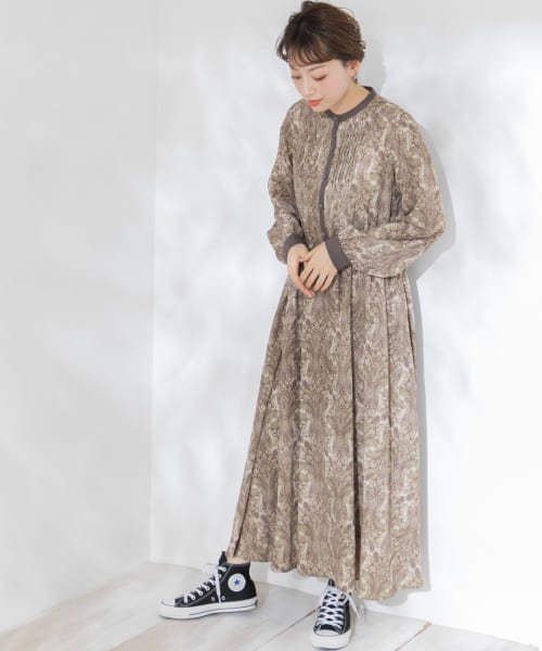 ダマスクプリントワンピース アーバンリサーチサニーレーベル Urban Research Sonny Label Magaseek