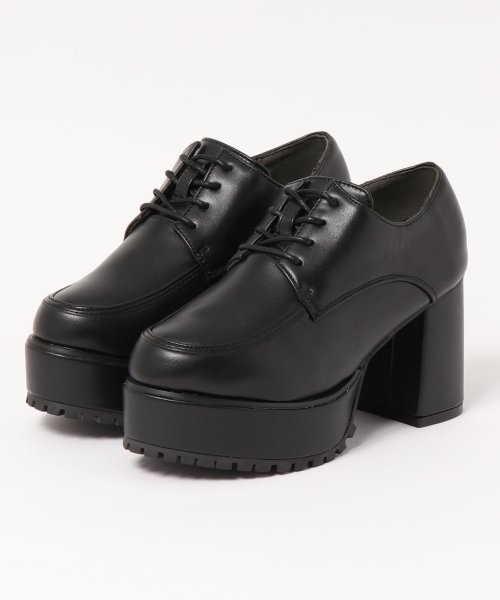 セール 8cm ハイヒール 厚底 チャンキーヒール レースアップ ブーティー アタガール Atta Girl Magaseek セール 8cm ハイヒール 厚底 チャンキーヒール レースアップ ブーティー アタガール Atta Girl Magaseek