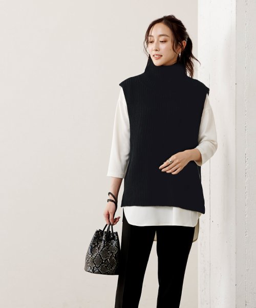 タートルネックニットベスト ユアーズ Ur S Magaseek
