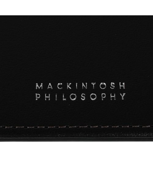  マッキントッシュ フィロソフィー MACKINTOSH PHILOSOPHY カードケース 名刺入れ 定期入れ メンズ 本革 CARD CASE ブラック ネイ