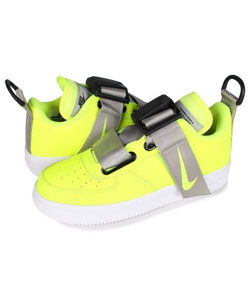 Nike Air Force 1 Utility Gs ナイキ エアフォース1 スニーカー レディース イエロー Aj6601 700 ナイキ Nike Magaseek