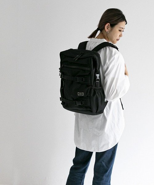 AS2OV / アッソブ CORDURA DOBBY 2WAY BACKPACK BLACK 