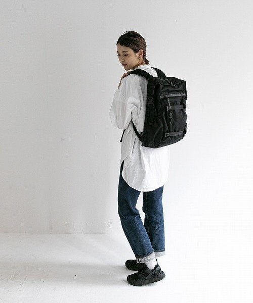 AS2OV / アッソブ CORDURA DOBBY 2WAY BACKPACK BLACK 