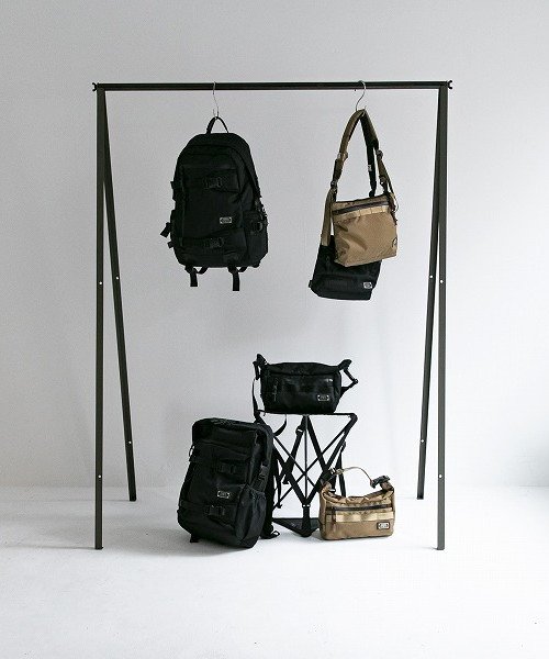 AS2OV / アッソブ CORDURA DOBBY 2WAY BACKPACK BLACK 