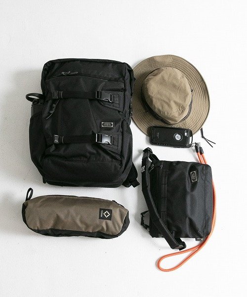 AS2OV / アッソブ CORDURA DOBBY 2WAY BACKPACK BLACK 