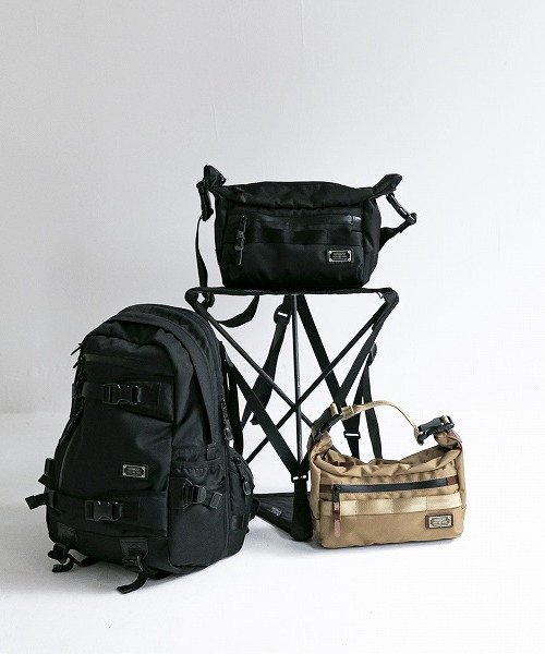 AS2OV / アッソブ CORDURA DOBBY 2WAY BACKPACK BLACK 