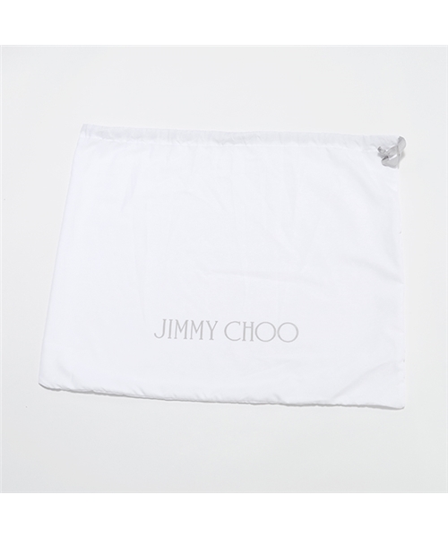 【Jimmy Choo(ジミーチュウ)】HALE PKJ JCパーツ装飾 レザー ショルダーバッグ ポシェット BLACK 鞄 レディース