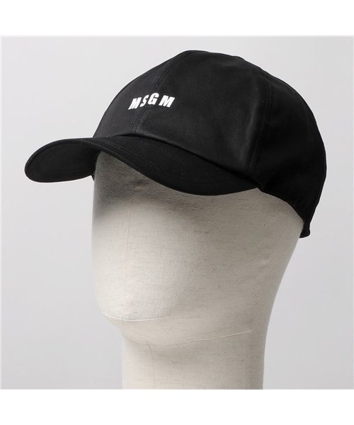 MSGM(MSGM)/【MSGM(エムエスジーエム)】2940ML06 ロゴ ベースボールキャップ 帽子 コットン 99 メンズ レディース/img01