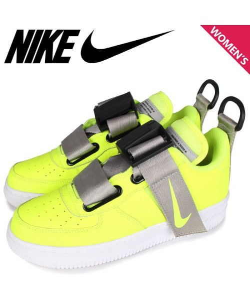セール Nike Air Force 1 Utility Gs ナイキ エアフォース1 スニーカー レディース イエロー Aj6601 700 ナイキ Nike Magaseek