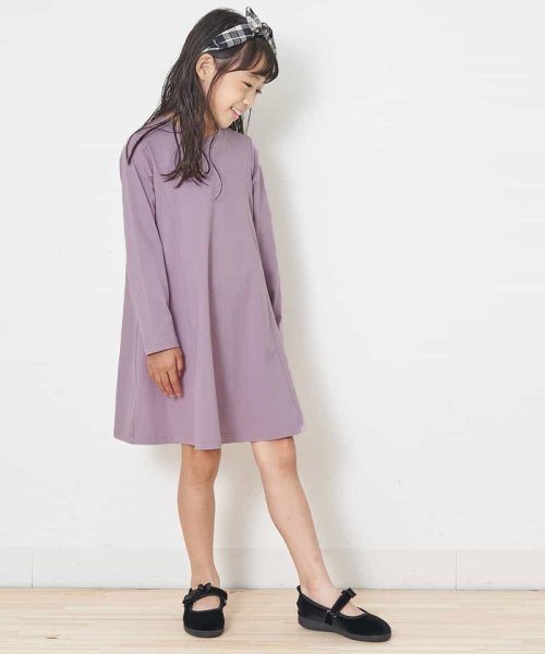 a.v.v(KID'S)(アー・ヴェ・ヴェキッズ)/[140－150]【大好評につき秋にも再登場】Aライン長そでワンピース/img09