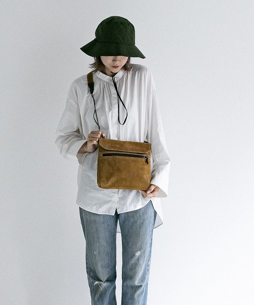 AS2OV(AS2OV)/AS2OV / アッソブ SUEDE SACOCHE－CHOCO/img06