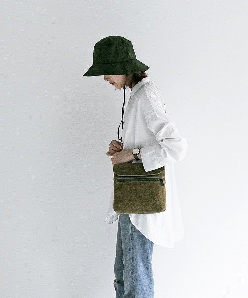 AS2OV(AS2OV)/AS2OV / アッソブ SUEDE SACOCHE－MUSTARD/img04