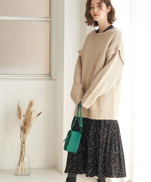 セール Web限定 変形ドットぺプラムワンピース ロペピクニック Rope Picnic Magaseek
