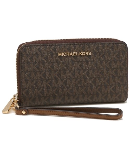 MICHAEL KORS(マイケルコース)/マイケルコース 財布 アウトレット レディース MICHAEL KORS 35F8GTVW9B BROWN ブラウン/img01