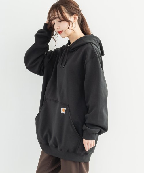Carhartt カーハート パーカー K121 メンズ レディース プルオーバー 裏起毛 無地 スウェットシャツ ロゴ シンプル 10 5oz オンス ビッグ