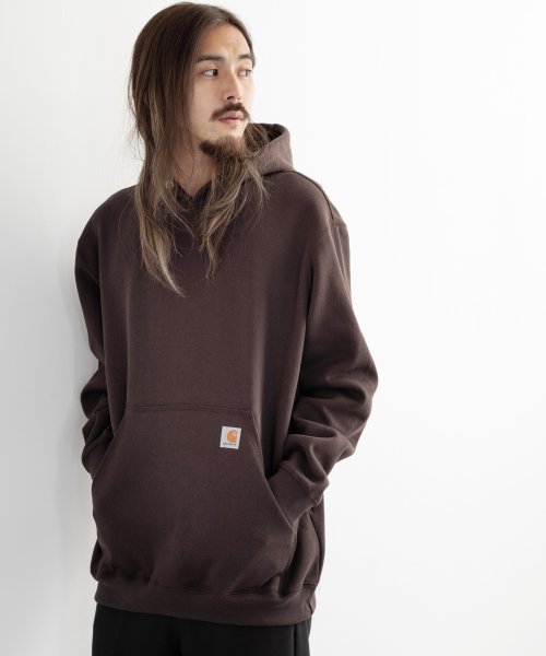 Rocky Monroe(ロッキーモンロー)/CARHARTT カーハート パーカー K121 メンズ レディース プルオーバー 裏起毛 無地 スウェットシャツ ロゴ シンプル 10.5oz オンス ビッグ/img20