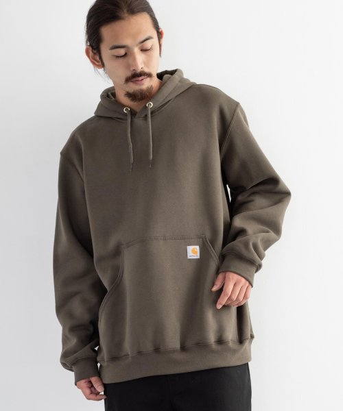 Rocky Monroe(ロッキーモンロー)/CARHARTT カーハート パーカー K121 メンズ レディース プルオーバー 裏起毛 無地 スウェットシャツ ロゴ シンプル 10.5oz オンス ビッグ/img36