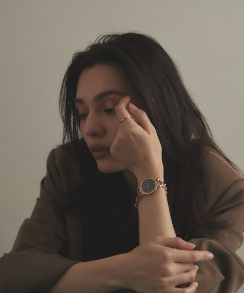 RGラウンドチェーンベルト ウォッチ（ブラックマット） 