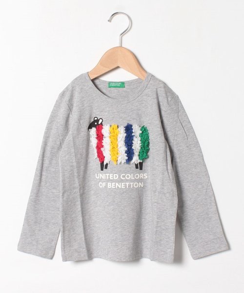 BENETTON (UNITED COLORS OF BENETTON GIRLS)(ユナイテッド　カラーズ　オブ　ベネトン　ガールズ)/フラワーモチーフTシャツ・カットソー/img07