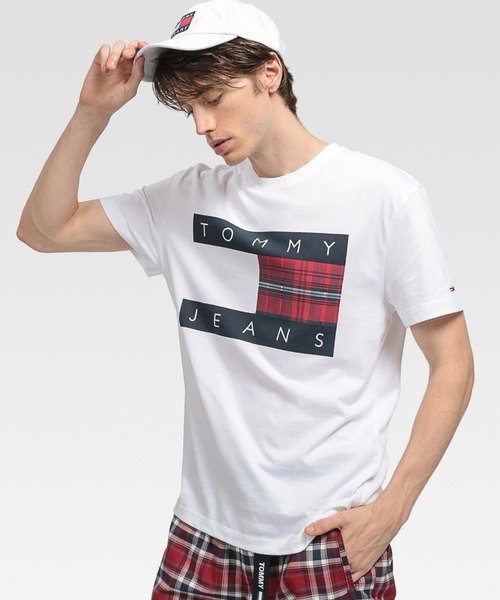 TOMMY JEANS(トミージーンズ)/チェックロゴTシャツ/img01