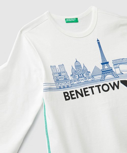 BENETTON (UNITED COLORS OF BENETTON BOYS)(ユナイテッド　カラーズ　オブ　ベネトン　ボーイズ)/ベネタウンプリントTシャツ・カットソー/img01