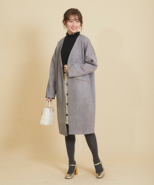 Tvドラマ着用 ポケットファスナースエードポンチコーディガン トッコクローゼット Tocco Closet Magaseek