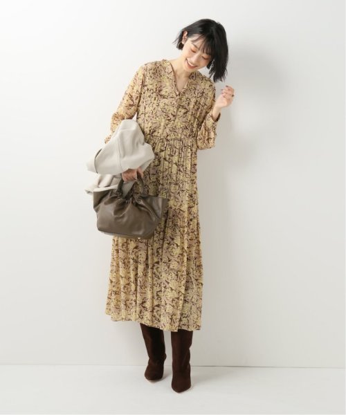 セール Ne Quittez Pas ヌキテパ Fine Crapeflower プリントピンタックワンピース イエナ Iena Magaseek