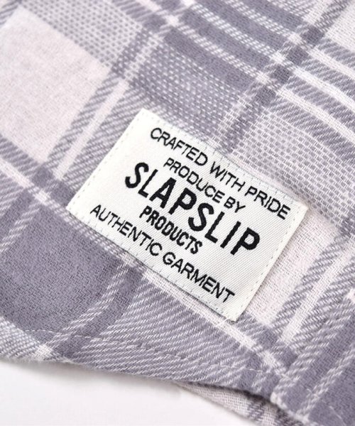 SLAP SLIP(スラップスリップ)/ブランドネーム 長袖 チェック ネルシャツ (80cm～130cm)/img07