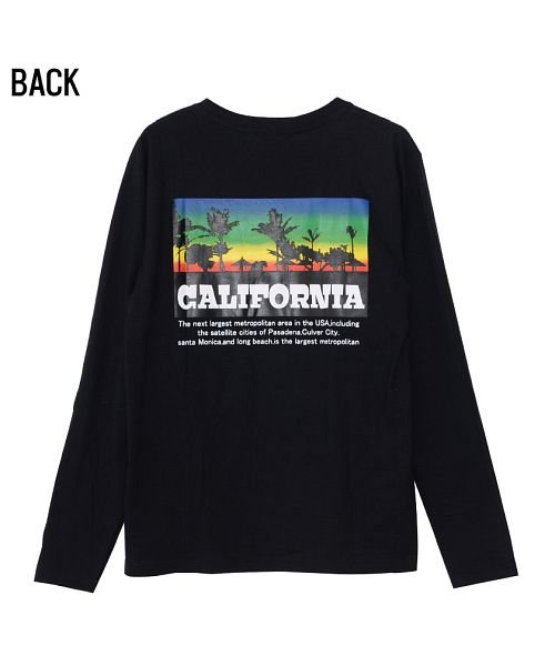 CavariA(キャバリア)/CavariA【キャバリア】カリフォルニアグラフィックプリントクルーネック長袖Tシャツ/img15