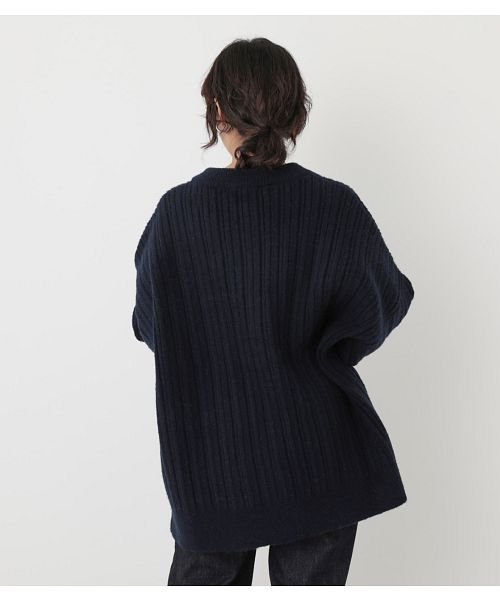 BLACK BY MOUSSY(ブラックバイマウジー)/【GISELe10月号掲載】random rib knit cardigan/img12