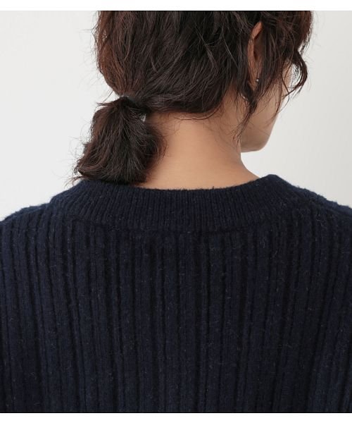 BLACK BY MOUSSY(ブラックバイマウジー)/【GISELe10月号掲載】random rib knit cardigan/img14