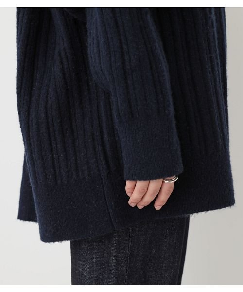 BLACK BY MOUSSY(ブラックバイマウジー)/【GISELe10月号掲載】random rib knit cardigan/img15