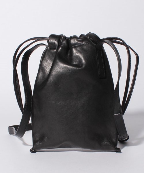 PATRICK STEPHAN(パトリックステファン)/Leather cell phone bag 'drawstring'/img02